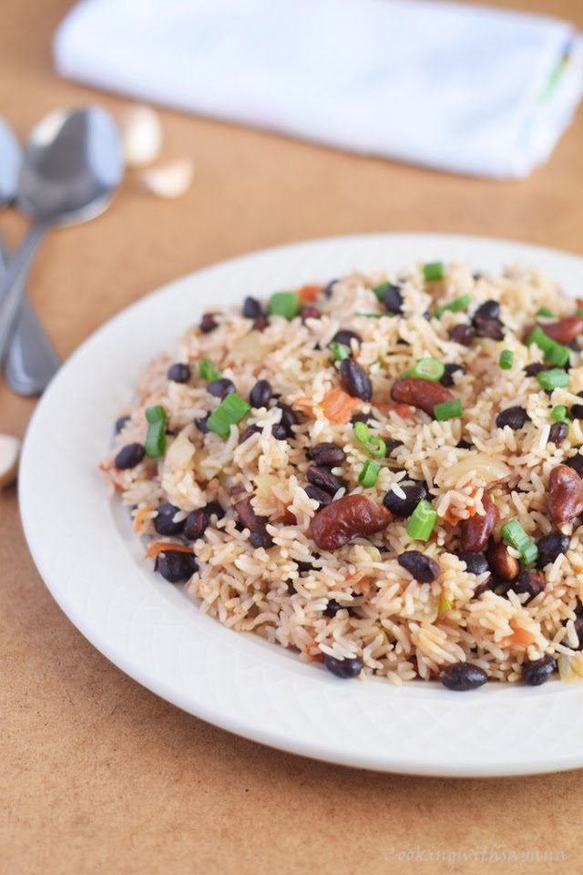 Waakye | African Beans & Rice - CookingWithSapana