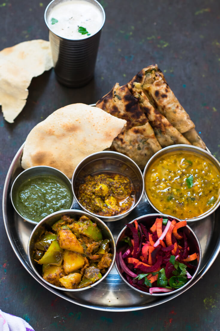 Mini Punjabi Thali - Cooking With Sapana