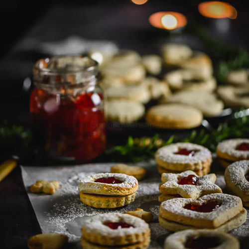 linzer cookies