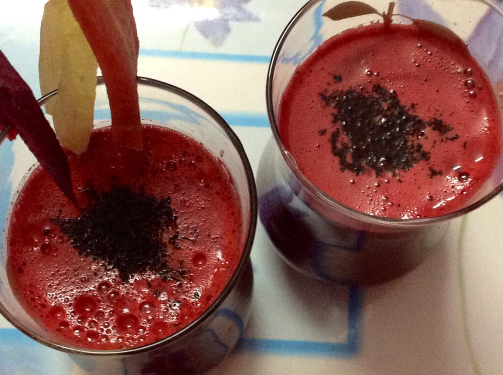 Carrot Beetroot Gooseberry Juice - CookingWithSapana