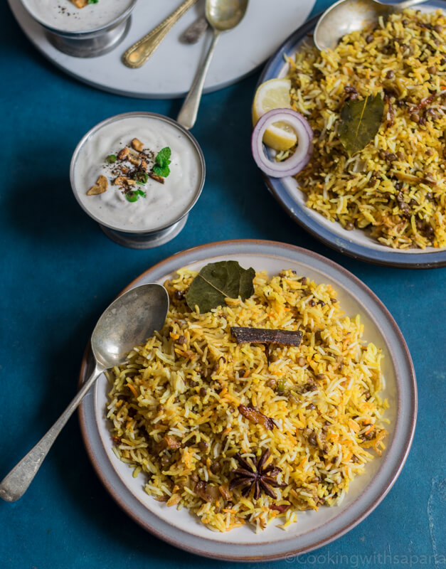 Whole Masoor Dal Biryani Recipe - Cooking With Sapana