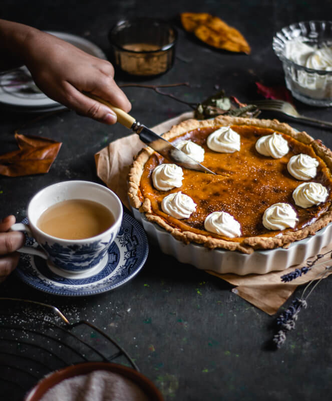 eggless pumpkin pie