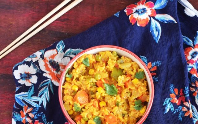 Tomato Rice - Cooking With Sapana