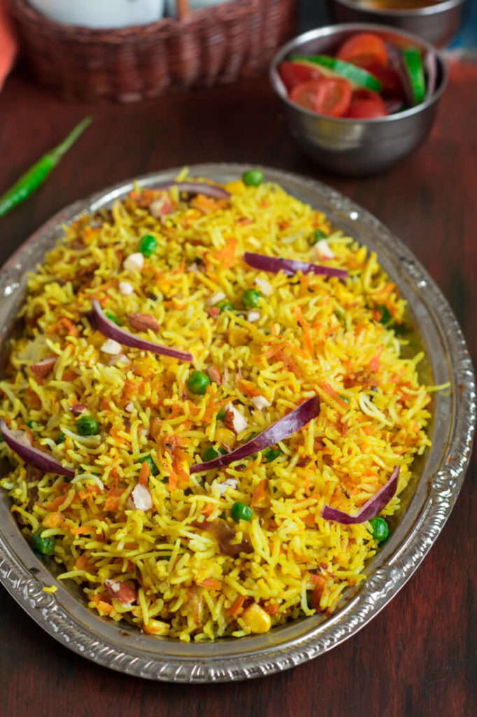 Quick Carrot Biryani Recipe, How To Make Easy Carrot Biryani