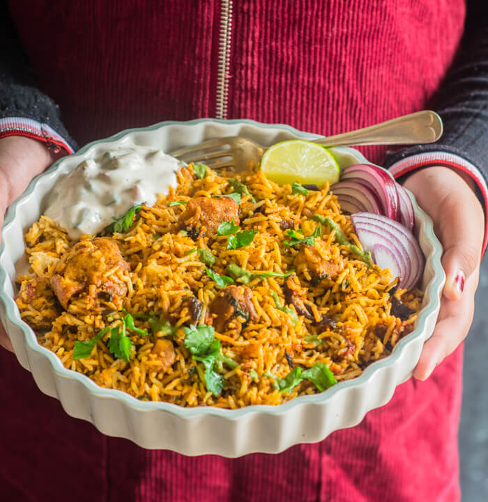 Soya Chaap Biryani, How to make Veg biryani